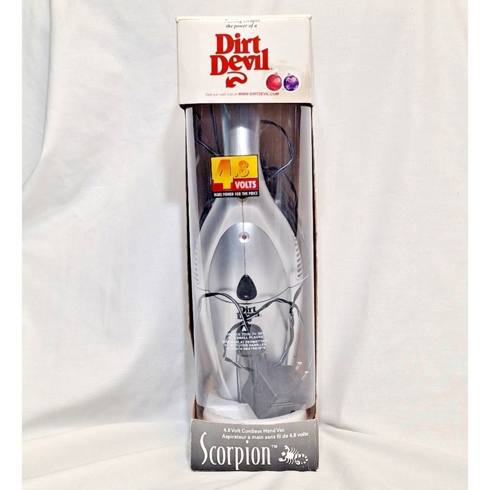 Dirt Devil Scorpion Corded Handheld Vacuum Model NOS 2002